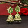 Mehandi Green Color Meenakari Earrings (MKE1787MGRN)