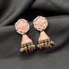 Peach Color Meenakari Earrings (MKE1806PCH)