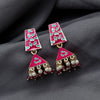 Rani Color Meenakari Earrings (MKE1811RNI)