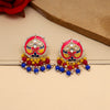 Rani Color Meenakari Earrings (MKE1876RNI)