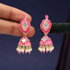 Rani Color Meenakari Earrings (MKE1926RNI)