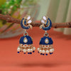 Blue Color Meenakari Earrings (MKE1928BLU)