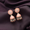 Peach Color Meenakari Earrings (MKE1930PCH)