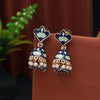 Blue Color Meenakari Earrings (MKE1931BLU)
