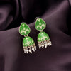 Green Color Meenakari Earrings (MKE1932GRN)