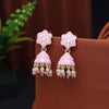 Pink Color Meenakari Earrings (MKE1933PNK)