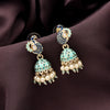 Firozi Color Meenakari Earrings (MKE1936FRZ)