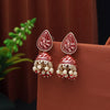 Maroon Color Meenakari Earrings (MKE1937MRN)