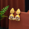 Yellow Color Meenakari Earrings (MKE1937YLW)