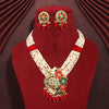 Red Color Long Meenakari Necklace Set (MKN450RED)