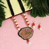 Multi Color Hand Painted Meenakari Necklace Set (MKN468MLT)