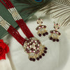 Maroon Color Kundan Meenakari Necklace Set (MKN494MRN)