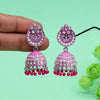 Multi Color Mint Meena Earrings Combo Of 3 Pairs (MNTE219CMB)