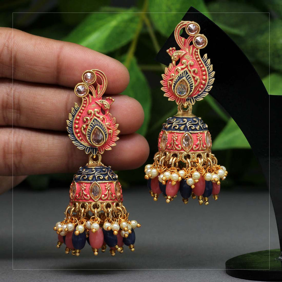 Kundan Earrings | Buy Artificial Kundan Earrings On Wholesale