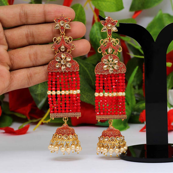 Buy Baby Pink Earrings Chaanbali Punjabi Earrings Punjabi Jewelry Indian  Jewellery Polki Earrings Indian Earrings Bollywood Online in India - Etsy