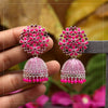 Rani Color Mint Meena Oxidised Earrings (MNTE412RNI)