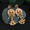 Peach Color Mint Meena Earrings (MNTE425PCH)