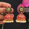 Red Color Mint Meena Earrings (MNTE426RED)
