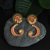 Peach Color Mint Meena Earrings (MNTE428PCH)