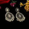 Black Color Mint Meena Earrings (MNTE447BLK)