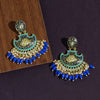 Blue Color Mint Meena Earrings (MNTE448BLU)
