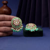 Pista Green Color Mint Meena Earrings (MNTE459PGRN)