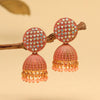 Peach Color Mint Meena Earrings (MNTE470PCH)