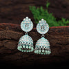 Rama Green Color Mint Meena Earrings (MNTE471RGRN)