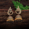 Black Color Peacock Inspired Mint Meena Earrings (MNTE473BLK)