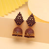 Maroon Color Oxidised Mint Meena Earrings (MNTE475MRN)