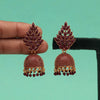 Maroon Color Oxidised Mint Meena Earrings (MNTE475MRN)