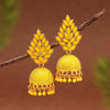 Yellow Color Oxidised Mint Meena Earrings (MNTE475YLW)