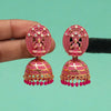 Rani Color Oxidised Mint Meena Earrings (MNTE479RNI)