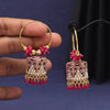 Rani Color Oxidised Mint Meena Earrings (MNTE482RNI)