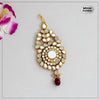 Maroon Color Mirror Kundan Maang Pasa (MPS151MRN)