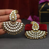Gold Color Kundan Mirror Earrings (MRE104GLD)