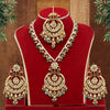 Green Color Kundan Mirror Necklaces Set (MRN107GRN)