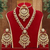 White Color Kundan Mirror Necklaces Set (MRN107WHT)