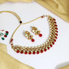 Maroon Color Kundan Mirror Necklaces Set (MRN111MRN)