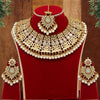 White Color Kundan Mirror Necklaces Set (MRN115WHT)