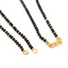 Black Color 6 Pieces Of Mangalsutra/Pendant Chain Jewellery Raw Material (MS174CMB)