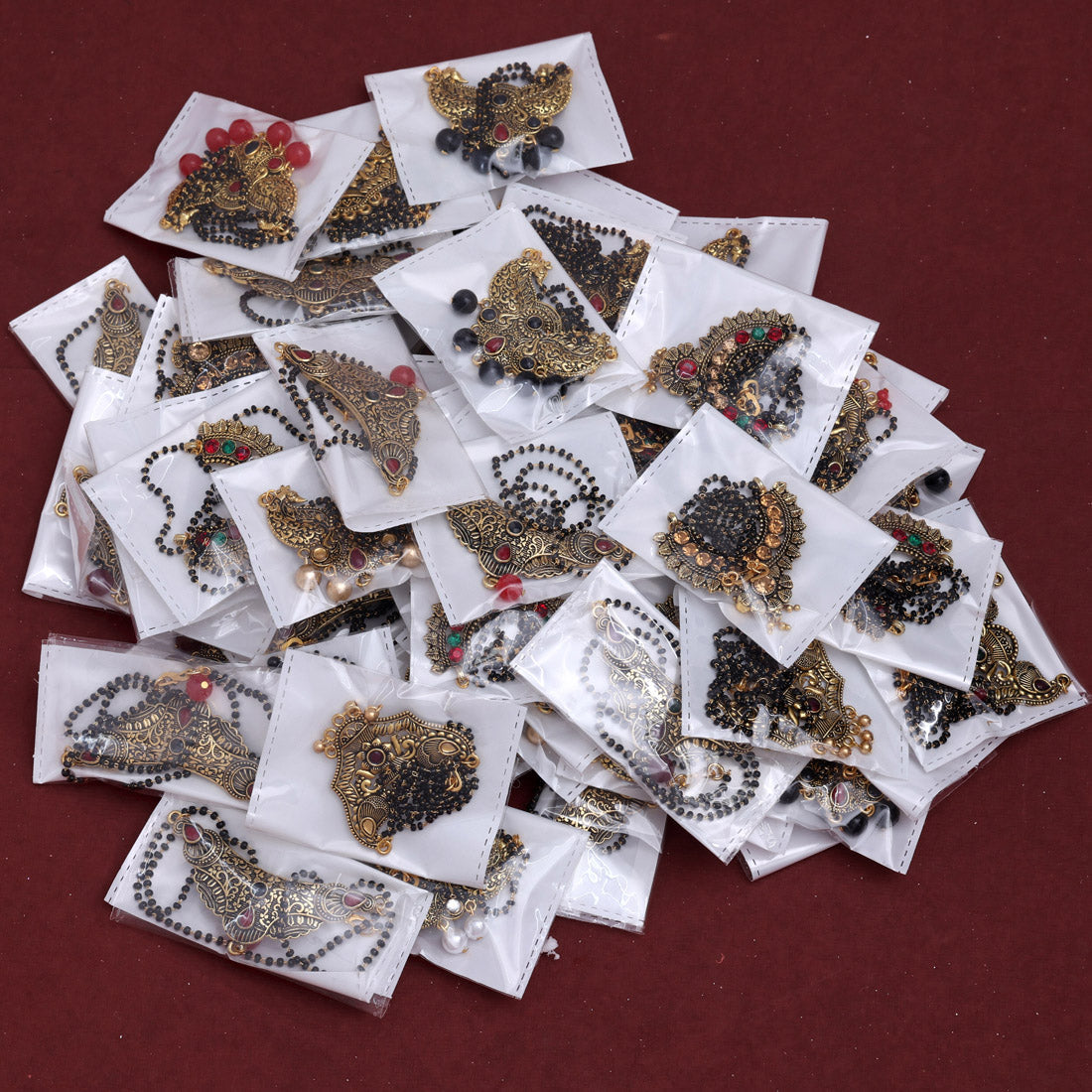 100 Pieces Mangalsutra Assorted Color And Design Combo (MS176CMB)