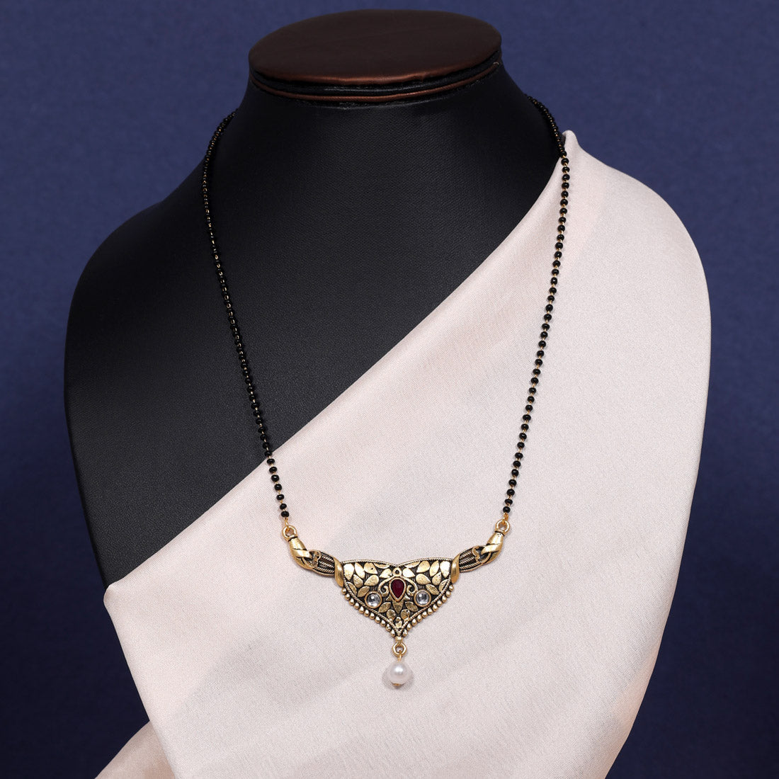 White Color Mangalsutra (MS293WHT)