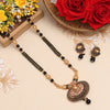 Gold Color Long Mangalsutra With Earrings (MS305GLD)
