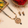 Gold Color Long Mangalsutra With Earrings (MS315GLD)