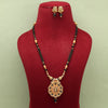 Gold Color Long Mangalsutra With Earrings (MS315GLD)