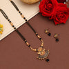 Gold Color Long Mangalsutra With Earrings (MS317GLD)