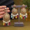 Multi Color Earrings With Maang Tikka (MTKE469MLT)