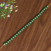 Green Color Kundan Hair Band/Chain Matha Patti (MTP318GRN)