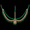 Green Color Imitation Pearl & Kundan Work Matha Patti (MTP38GRN)